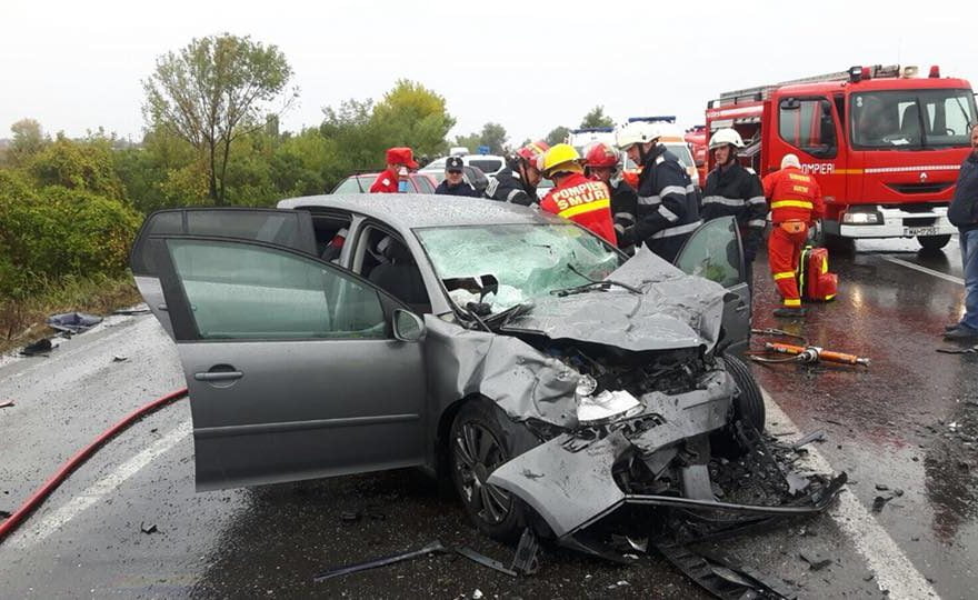 Accident cu DOI MORȚI la Harghita, produs pe DN 13B, între Praid și Bucin
