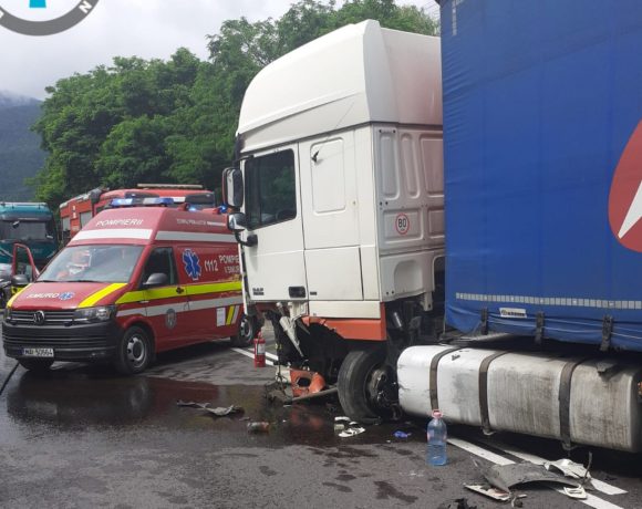 Accident pe breteaua de pe autostrada A1 Râmnicu Vâlcea - Deva