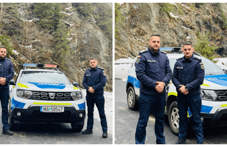 Gestul eroic al polițiștilor din Petrila, Hunedoara: Viața unui tânăr de 23 de ani, salvată în ultima clipă - FOTO