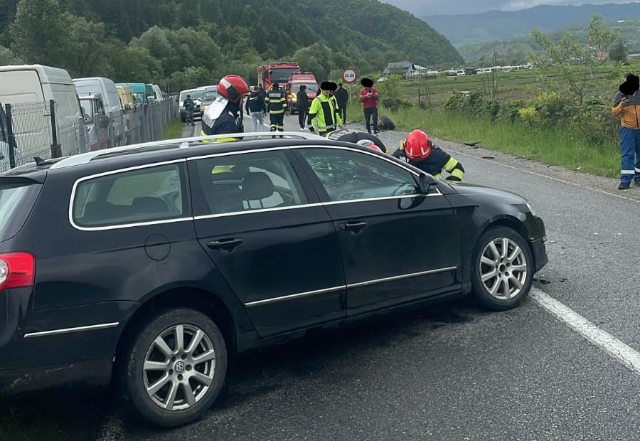 Accident între Cozmeni și Ciucani, Harghita: Două persoane au fost rănite