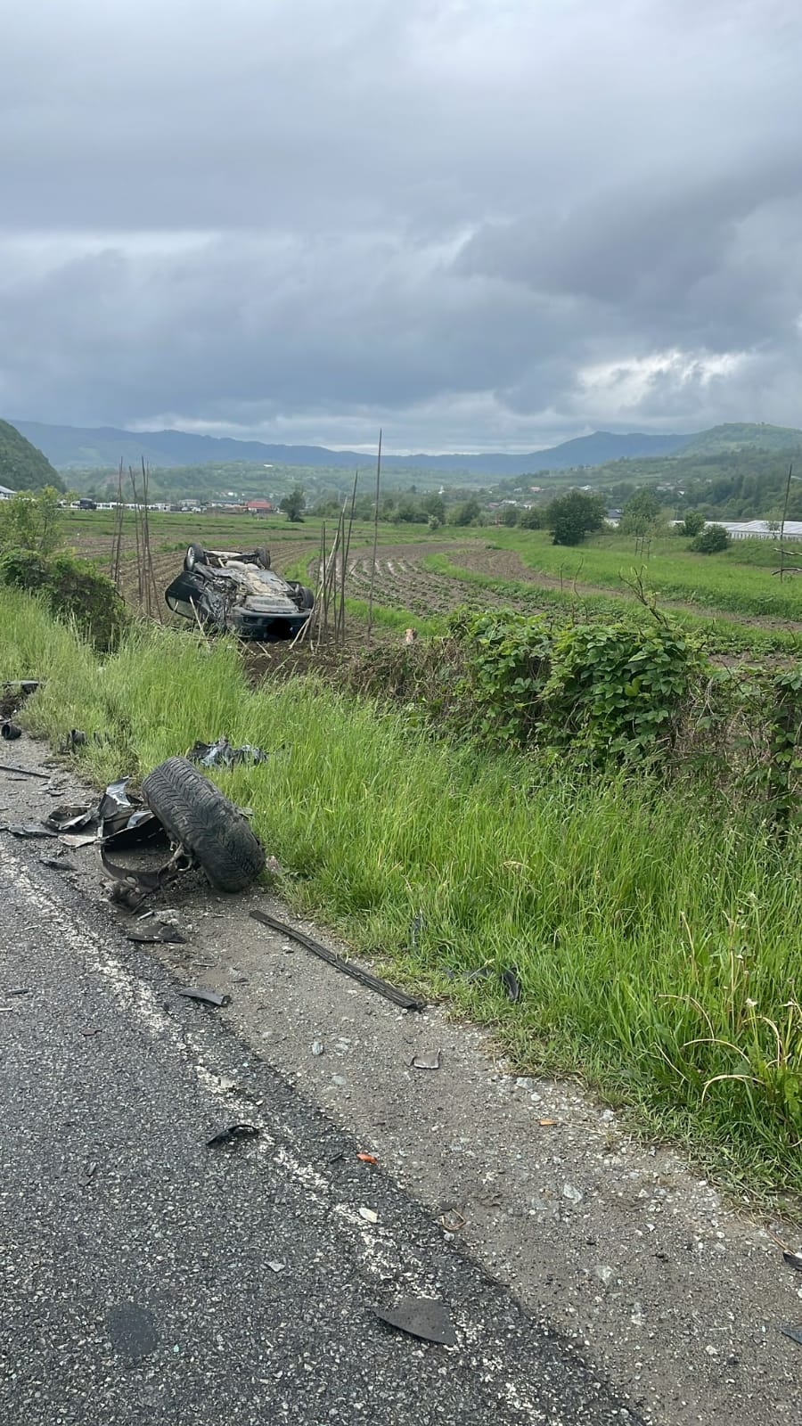 Accident între localitățile Sângeorz-Băi și Maieru, în județul Bistrița-Năsăud!