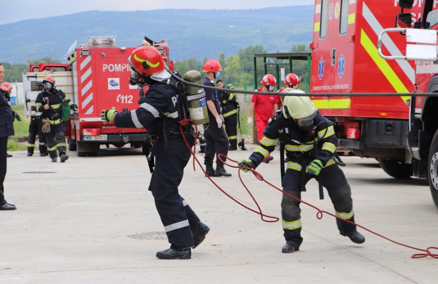 Exercițiu de amploare pentru simularea unui accident chimic la Miercurea-Ciuc, Harghita