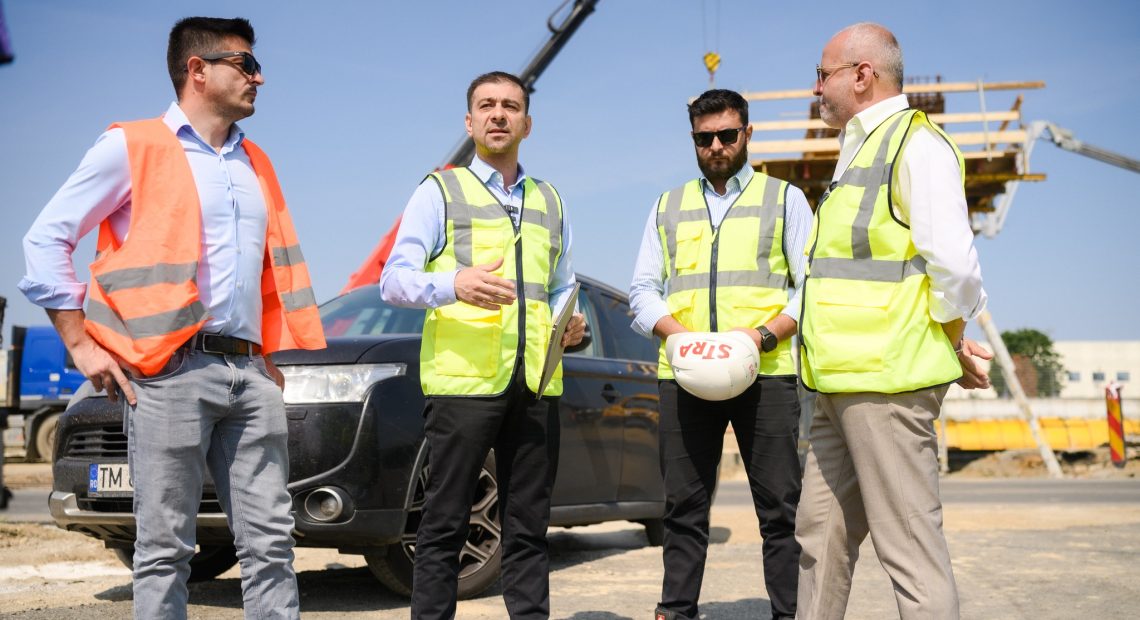 Restricții de circulație în zona Pasajului Italsofa din Baia Mare, între 3 și 5 august 2025: se montează grinzile prefabricate