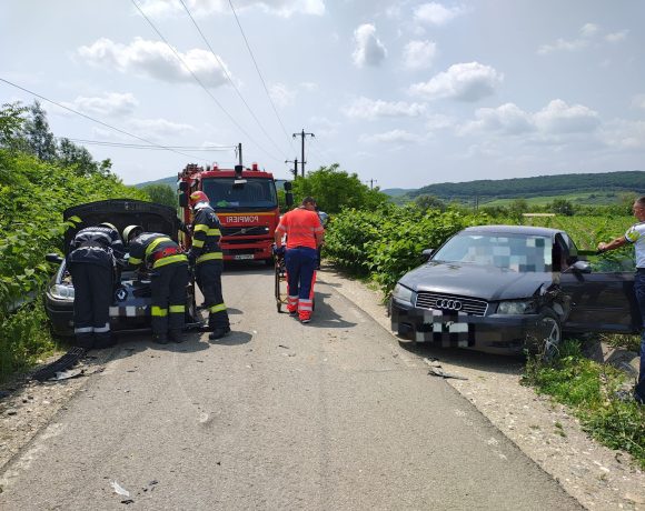 Accident pe DN17 la Mureșenii Bârgăului: trei persoane rănite în urma unei coliziuni între două autoturisme