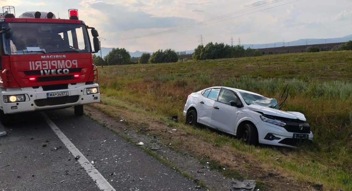 Accident între Deva și Simeria! Au fost implicate două autoturisme - FOTO
