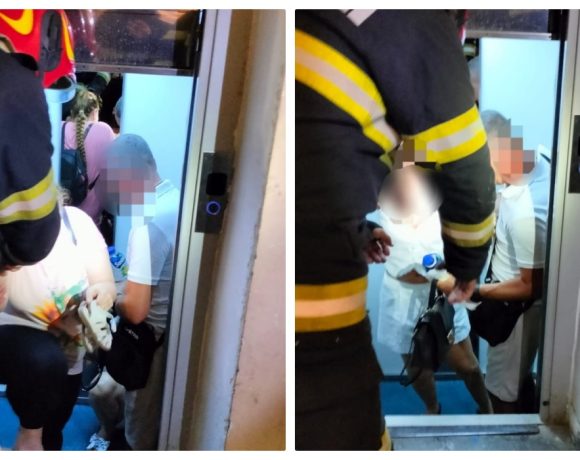 Misiune de salvare în Oradea: Șase persoane, între care doi copii, blocate în lift pe strada Corneliu Coposu