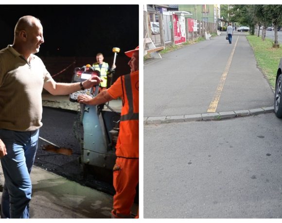 Cu asta nu se laudă Dăncuș, primarul ”marketing” din Baia Mare? Un bărbat în scaun electric, la un pas de accident pe un trotuar gândit fără creier - FOTO