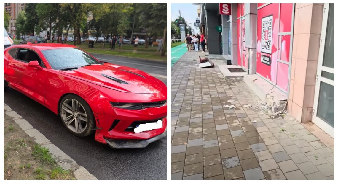 Femei lovite în Alba Iulia de o beizadea, care a intrat cu bolidul pe trotuar. Victimele sunt în stare gravă - VIDEO