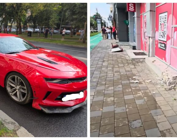 Femei lovite în Alba Iulia de o beizadea, care a intrat cu bolidul pe trotuar. Victimele sunt în stare gravă - VIDEO