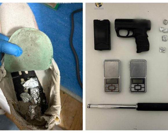 Trei traficați de droguri din Satu Mare, săltați de mascați. Ascundeau drogurile în pantofii sport - FOTO