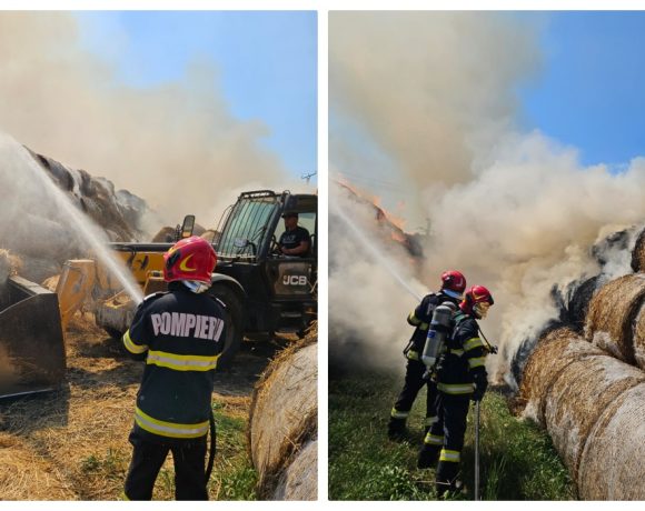 Zi plină pentru pompierii din Alba: Incendii la Vințu de Jos, Mănărade și Horea - FOTO