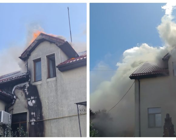 Incendiu Petreu: Primăria a fost serios afectată de incendiu de duminică - FOTO
