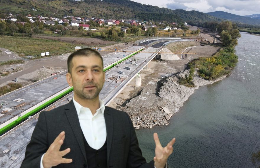 Zetea ”chinezul” din nordul României: Podul peste Tisa din Sighetu Marmației, aproape de inaugurare: lucrările au ajuns la 87%
