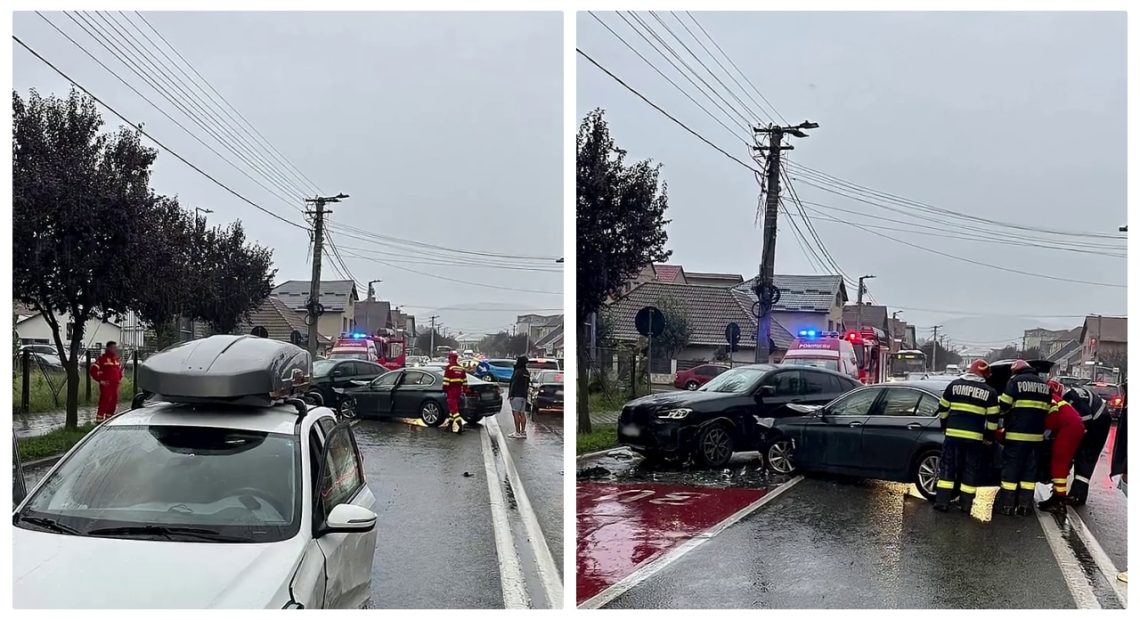 Bistrița - Doi bombardieri reținuți după un accident rutier. I-au mințit pe polițiști - VIDEO