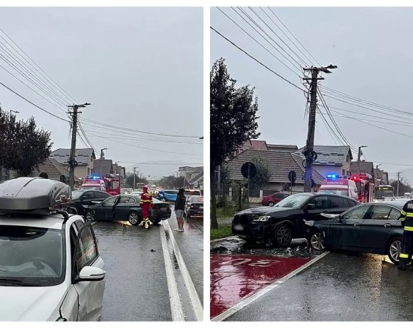 Bistrița - Doi bombardieri reținuți după un accident rutier. I-au mințit pe polițiști - VIDEO