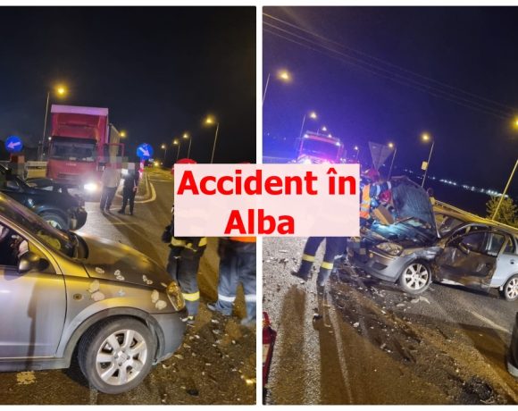 Accident rutier pe DN7, în zona Vințișoara, Alba: Trei persoane au fost rănite - FOTO