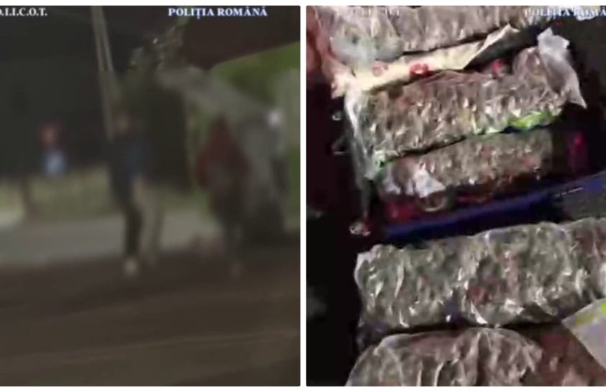 Doi cetățeni spanioli arestați pentru trafic de droguri - prinși în flagrant cu 7,1 kg de cannabis - VIDEO