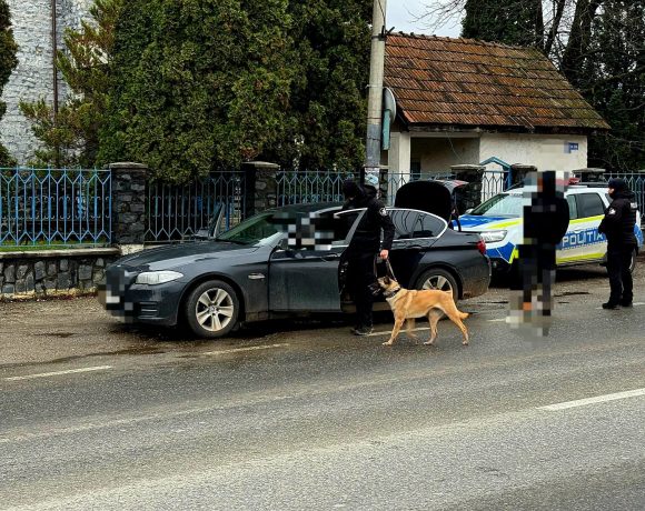 Doi ”distrugători” minori din Groși, Maramureș, au spart geamul unui utilaj, din distracție