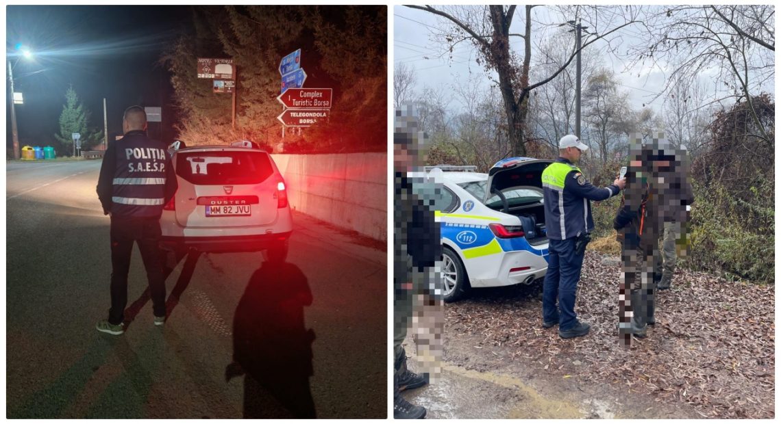 Peste 110 vânători, verificați de polițiștii din Maramureș într-o amplă acțiune de control