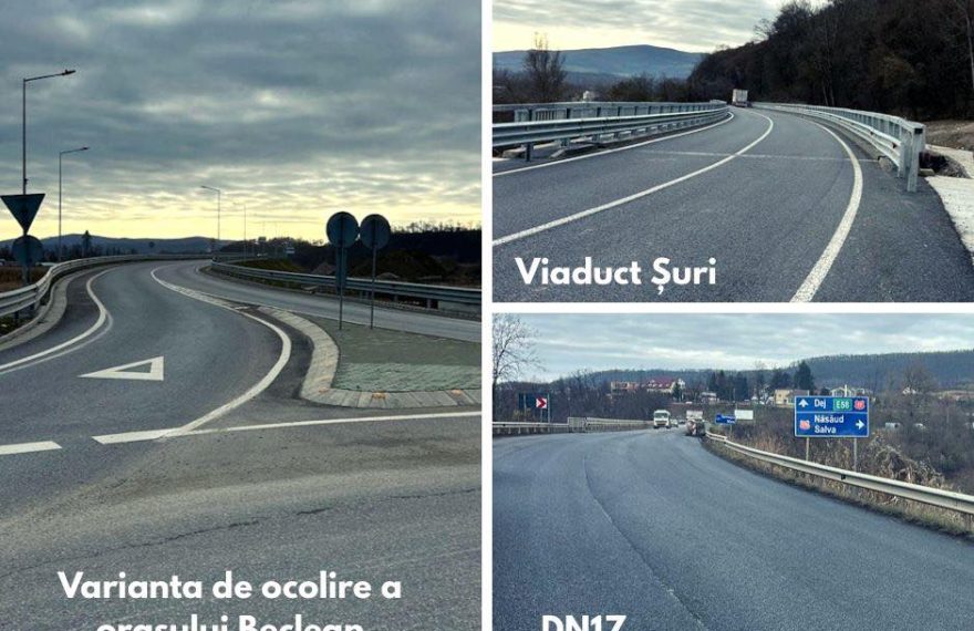 Viaductul de la Șuri, Beclean, finalizat înainte de Moș Nicolae. Primarul Nicolae Moldovan: Anul acesta „Nicolașul” e categoric CNAIR-ul - DRDP Cluj