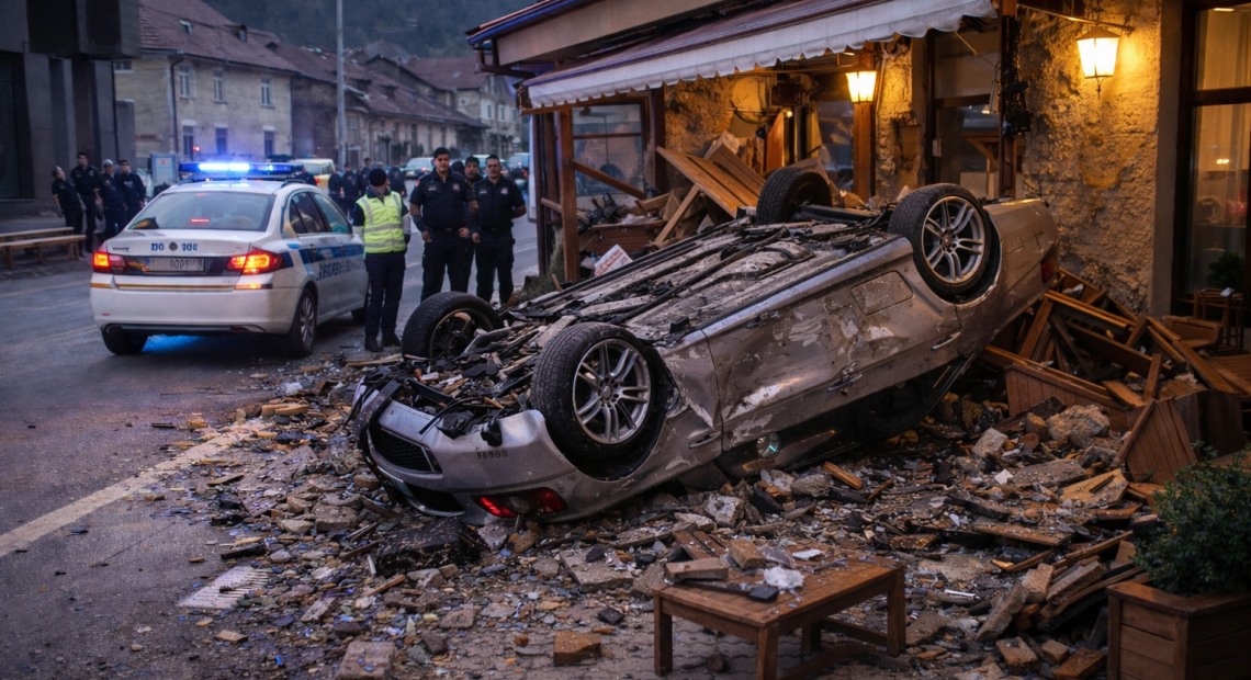 Un tânăr fără permis a făcut prăpăd în Vișeu de Jos! Este cercetat în stare de libertate - FOTO