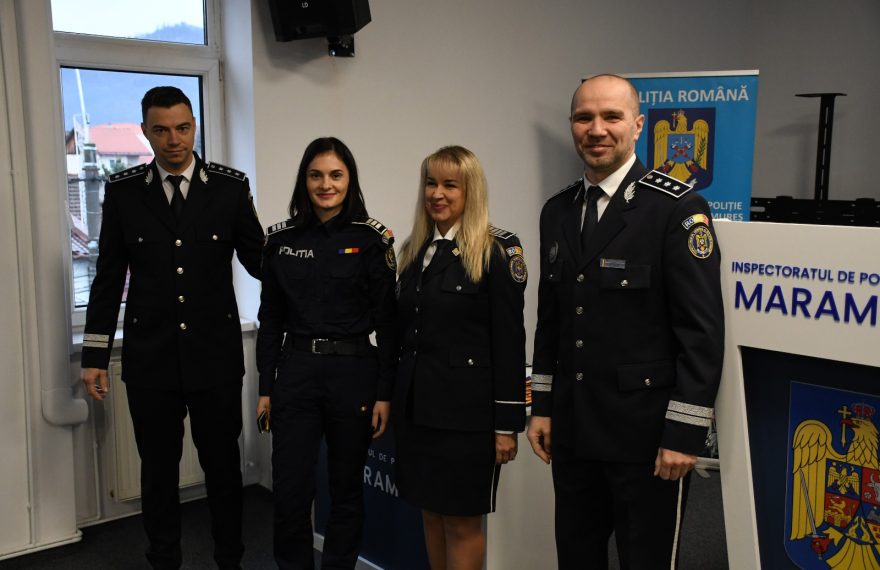 23 de polițiști din Maramureș, avansați în grad înainte de termen