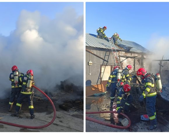 Incendiu la Șard, stins de pompierii din Alba Iulia. Cum s-a intervenit - FOTO