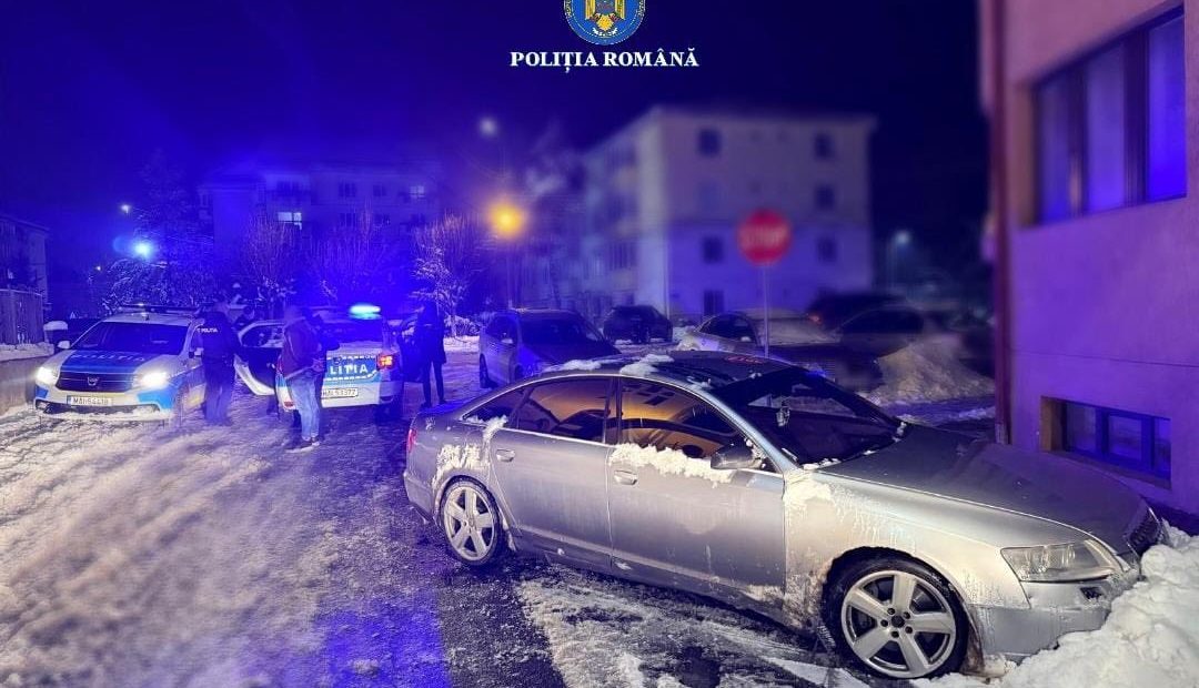 Urmărire ca în filme la Cluj! Polițiștii au montat pe drum dispozitivul care oprește și un TAB militarizat - FOTO