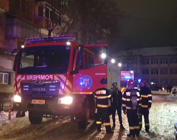 Explozie de butelie urmată de incendiu într-un apartament din municipiul Zalău