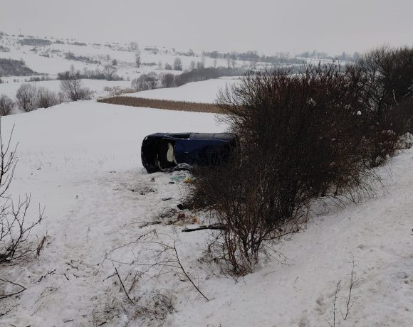 Un autoturism ”zburător” depistat pe radarele poliției! Din păcate a fost prea târziu pentru șofer - FOTO