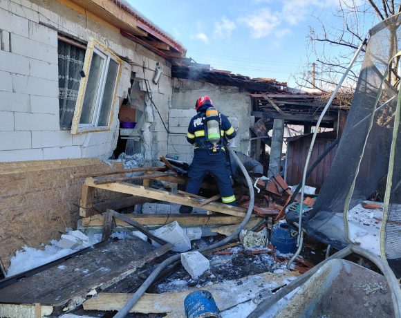 Explozie în Petroșani, urmată de decesul unui bărbat - FOTO