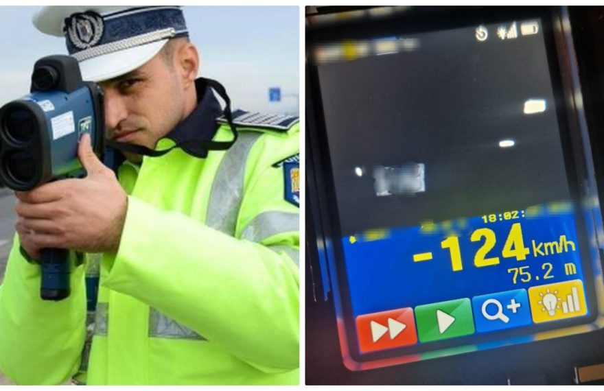 S-a grăbit să prindă Revelionul, dar... a fost oprit la timp de polițiști. Zbura ca sania lui Moș Crăciun - FOTO