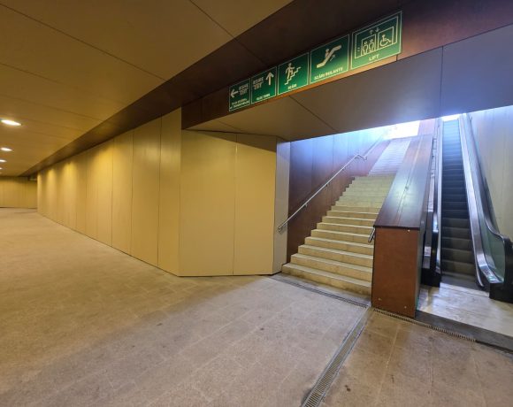 Pasajul subteran Decebal, din Bistrița, complet funcțional: Scări rulante și lifturi puse în funcțiune