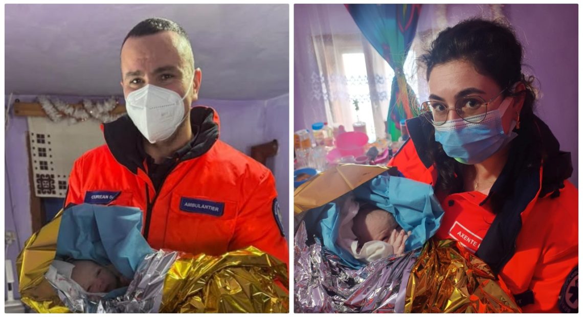 Naștere asistată de ambulanță, la Bistrița Bârgăului: Un băiețel sănătos adus pe lume înainte de termen