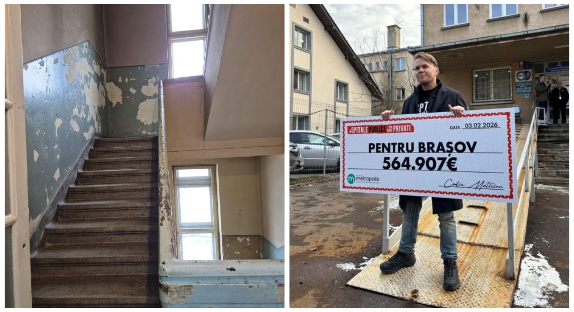 Renovarea secției de Oncologie a pavilionului Mârzescu, din Brașov, amânată. Codin Maticiuc: „Brașovenii decid unde vor fi investiți cei 565.000 de euro”