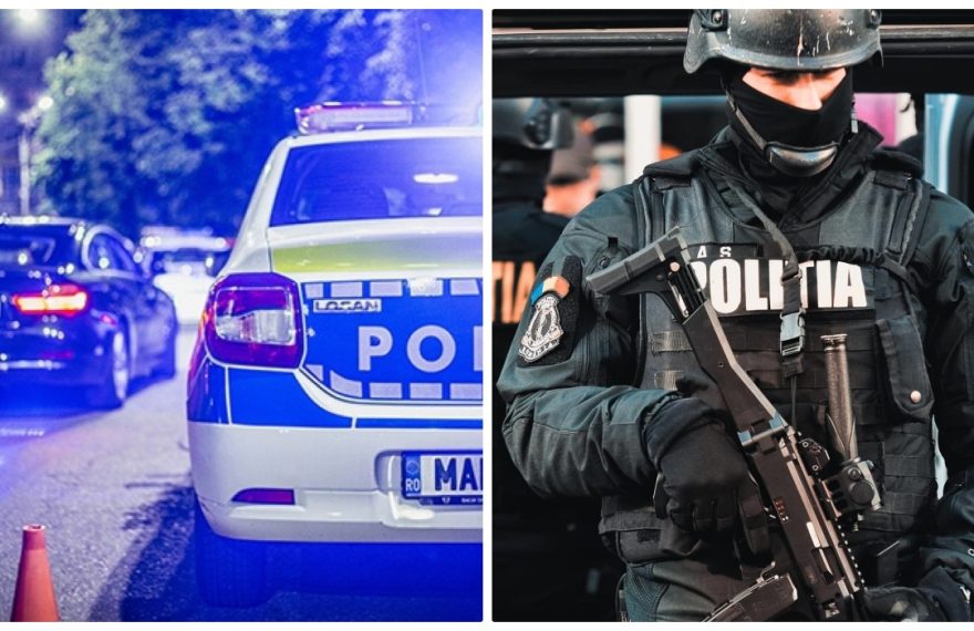 Tânăr de 19 ani, reținut la Lupeni după ce a fugit de poliție. Nu avea permis și conducea o mașină fără numere