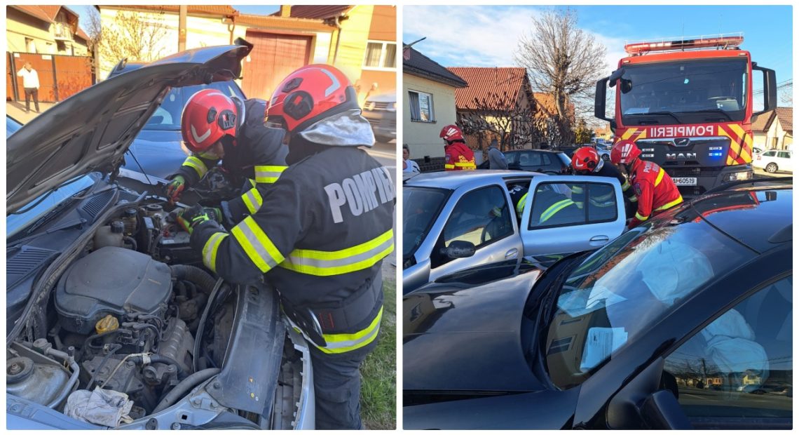 Accident în Sebeș, Alba, pe strada Petrești