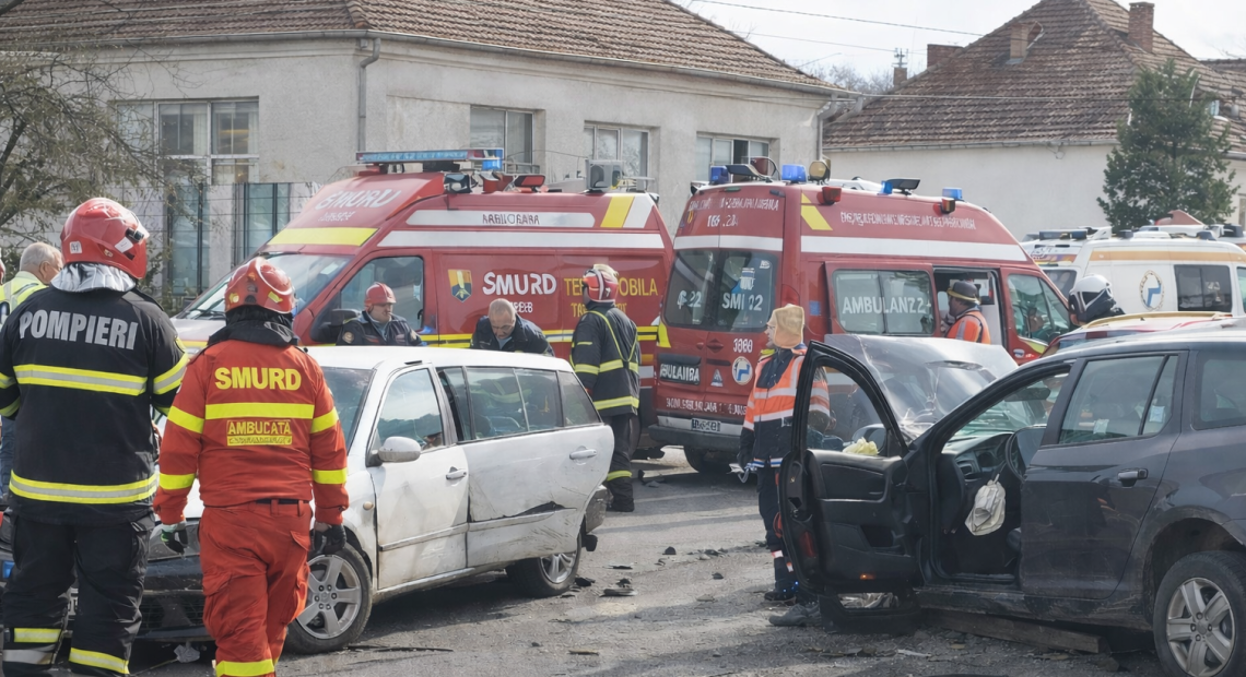 109 accidente de circulație produse în Bistrița-Năsăud în 2026