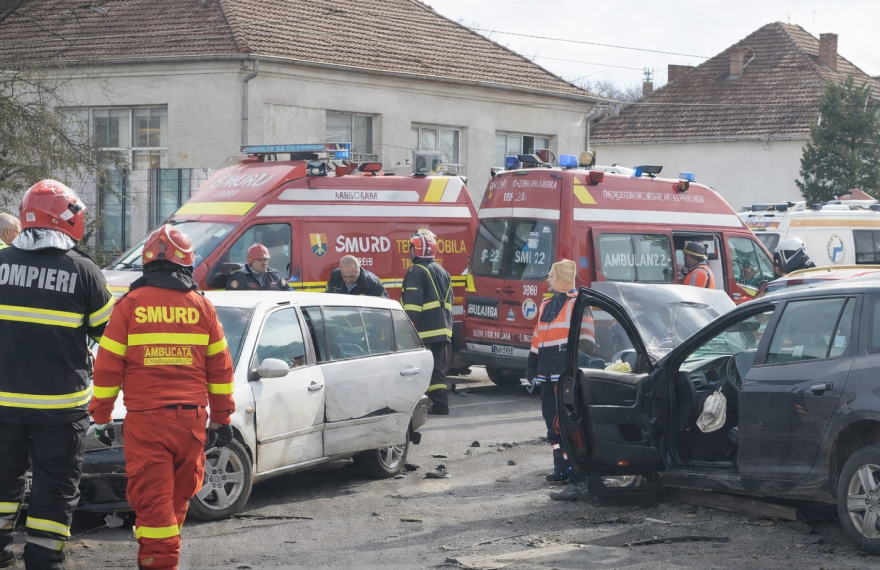 109 accidente de circulație produse în Bistrița-Năsăud în 2026