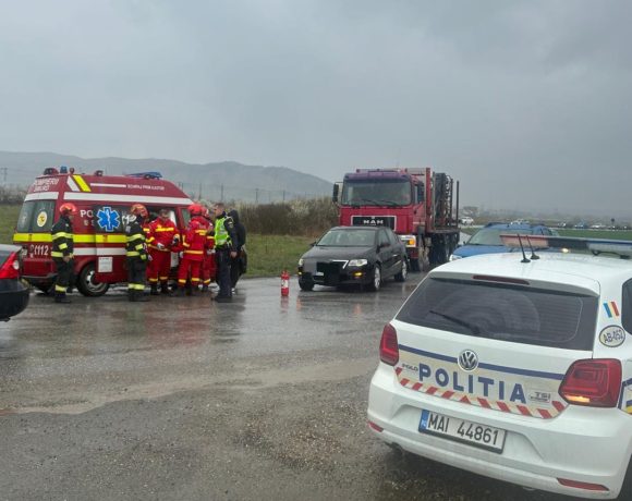 Accident în Alba, pe raza localității Coslariu Nou - FOTO