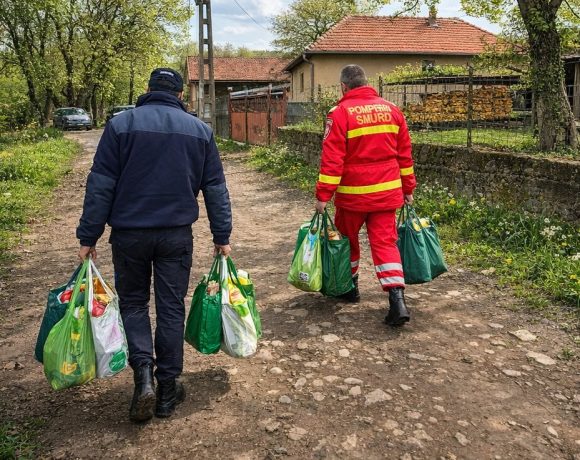 Solidaritate în acțiune: Pompierii bihoreni sprijină familiile aflate în dificultate, în pragul Paștelui