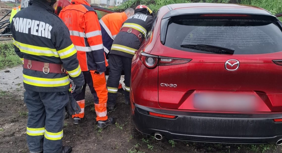 Accident pe strada Laminoriștilor din municipiul Câmpia Turzii