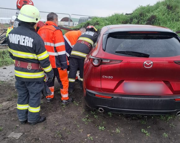 Accident pe strada Laminoriștilor din municipiul Câmpia Turzii