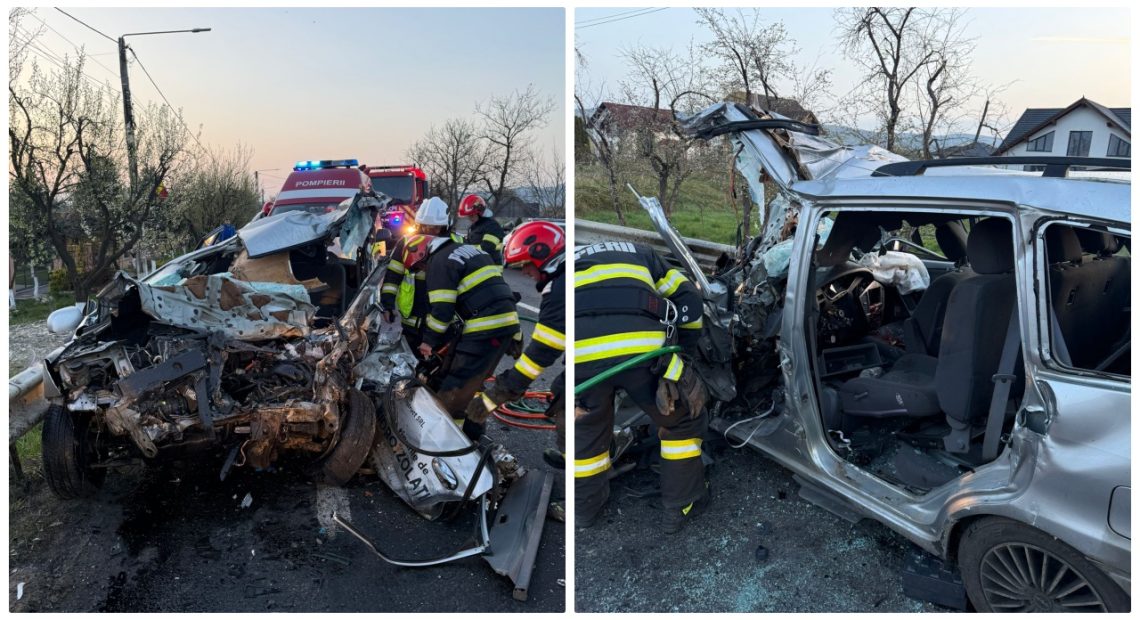 Cum s-a produs accidentul mortal de pe Drumul Național 17, în Cristeștii Ciceului, județul Bistrița-Năsăud