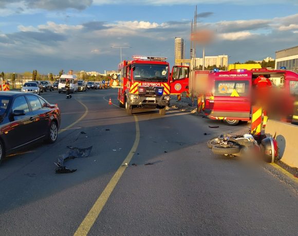 Accident pe drumul spre Florești, județul Cluj! E jale cu ”J” mare - FOTO