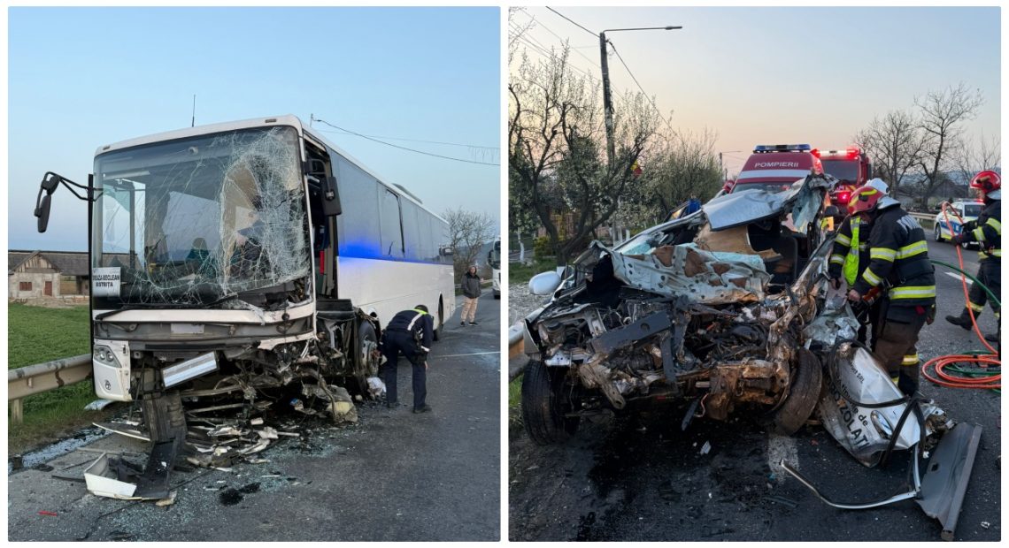 Accident mortal între localitățile Cristeștii Ciceului și Uriu, din Bistrița-Năsăud! Scenele sunt dramatice - VIDEO