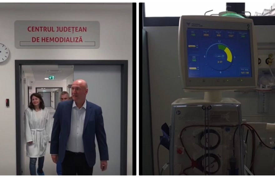 Centrul de Hemodializă din Bistrița, modernizat în doar 60 de ore: Condiții noi pentru pacienți
