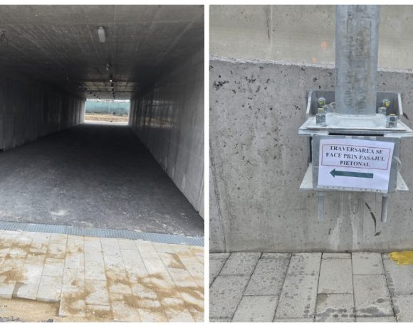 Premieră în Florești, județul Cluj! A fost construit un pasaj pentru subtraversarea străzii - FOTO